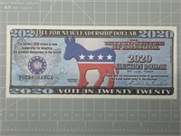Vote in 2020 Novelty Banknote