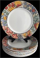 Corelle Watercolors Dinner Plates