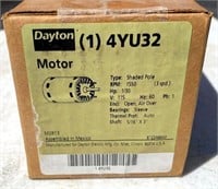 NEW Dayton electric motor- 1/30 hp- single phase