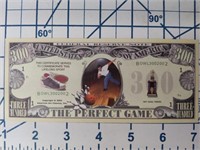 Bowling novelty banknote
