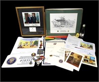 RARE US SECRET SERVICE BADGE, LETTERS AND MORE!