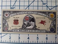 Gas stations novelty banknote