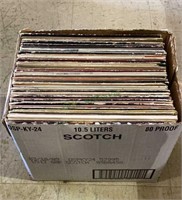 Box of 33 LPs includes artists such as the