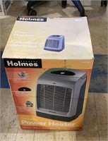 Holmes brand power heater oscillates with fan,