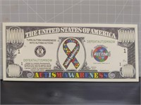Autism awareness Bank Note