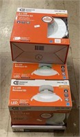 Box of five brand new 6 inch LED recessed light