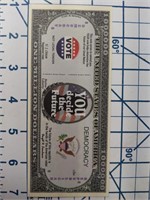 Vote novelty banknote