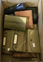Very interesting box of vintage sewing and game