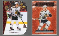 Lot of 2 Connor Bedard Rookie Cards 2023-24 Upper