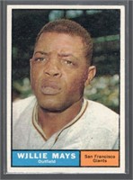 Willie Mays 1961 Topps Card number 150
