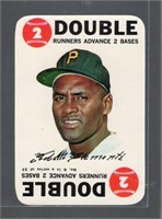 Roberto Clemente 1968 Topps Game Card number 6 of