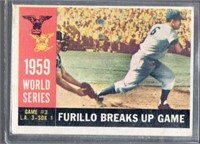 1959 World Series Game 3 Card 1960 Topps Card