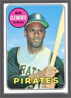 Roberto Clemente 1969 Topps Card number 50