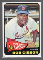 Bob Gibson 1965 Topps Card number 320