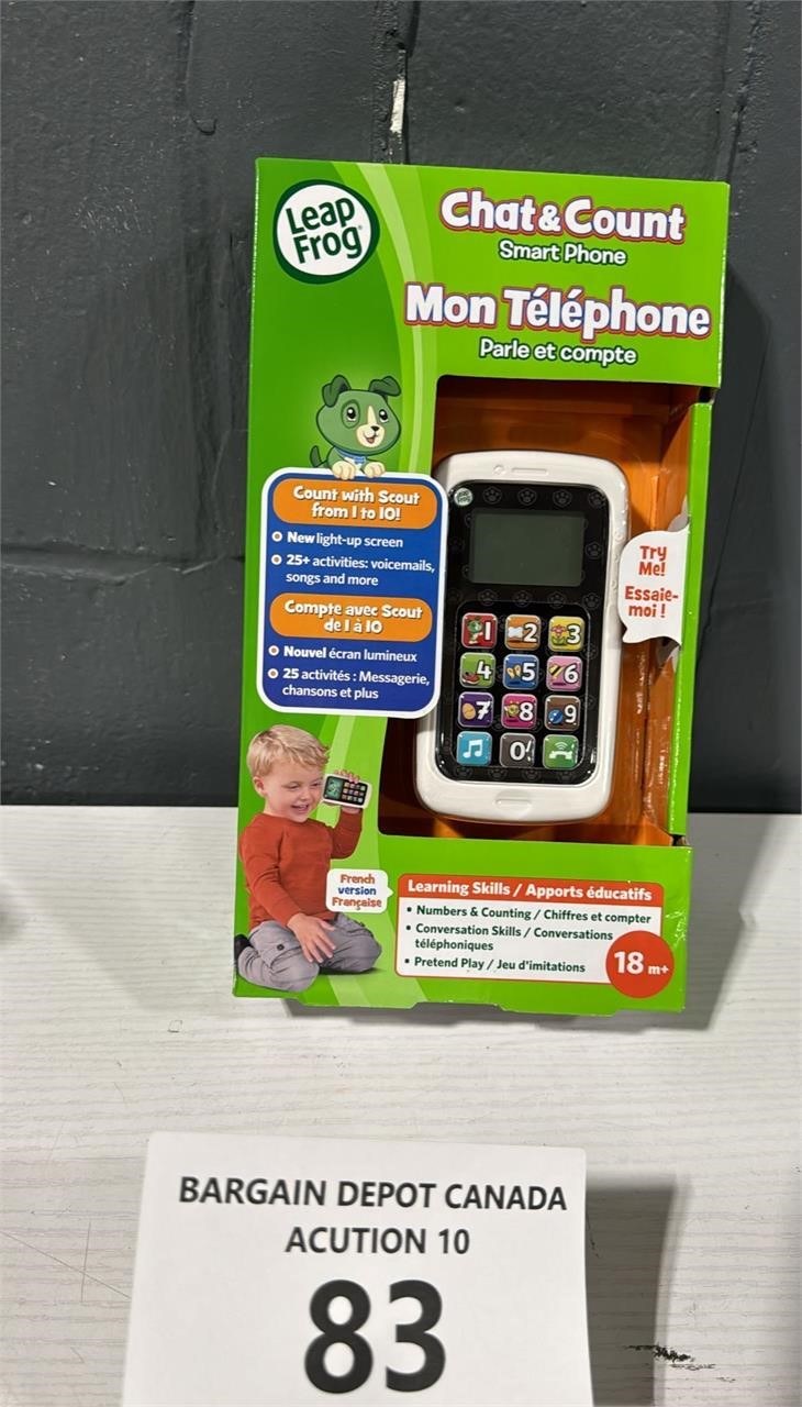 CELL PHONE TOY CHAT AND COUNT(French version)