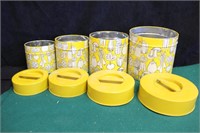 Set of Metal Stacking Canister Set