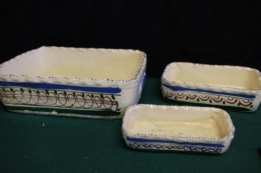 Collection of 3 Serving Dishes