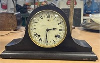 Antique mantle clock untested & Crack /NO SHIP