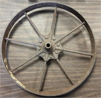 Vintage 16" used wheel barrel wheel