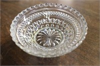 Small Candy Dish w/Silver Plate Feet