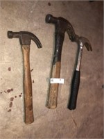 (3) Claw Hammers