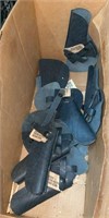 Lot of Leather Gun Holsters, Don Vest-Position