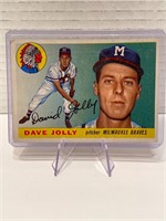 Dave Jolly 1955 Topps Baseball Card