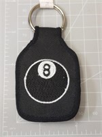 Military key chain 8 ball