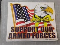 Military sticker armed forces