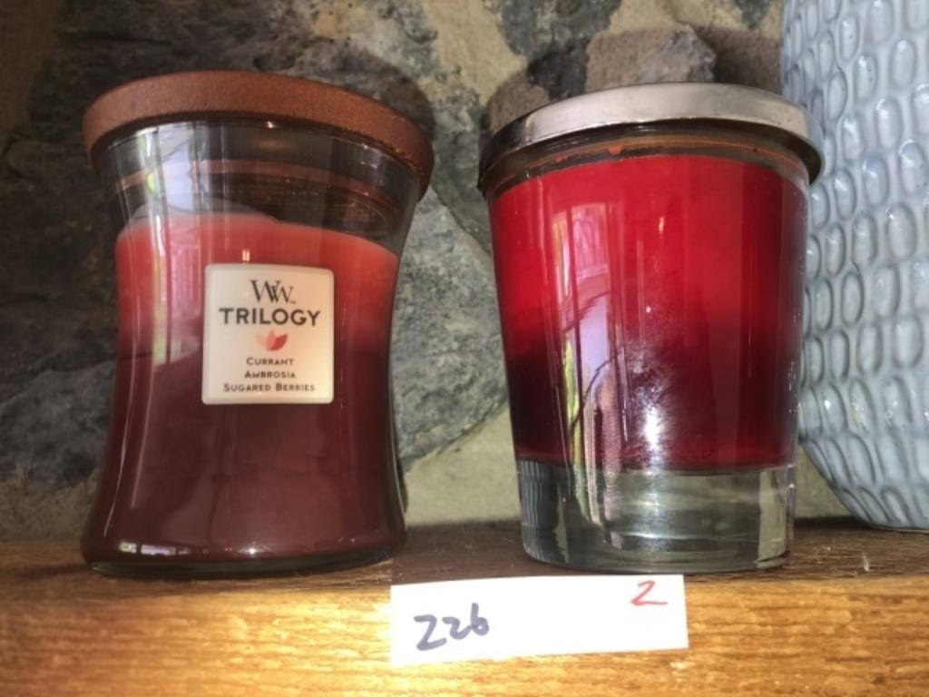 (2) Scented Candles