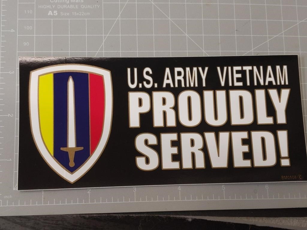 US army Vietnam sticker