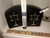 Scales of Justice Book End Set