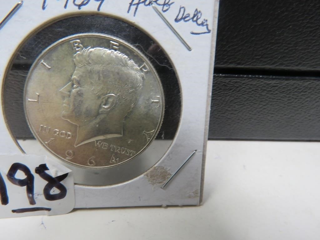 90 % Silver  1964 Kenndy Half Dollar vg