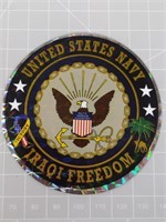 Iraqi freedom United States Navy sticker