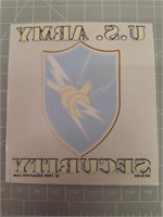 Army security decal