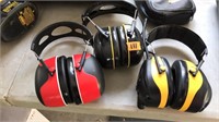 3 SETS OF EAR PROTECTION