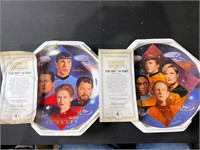 2 x Vintage Star Trek Plates | 30 years