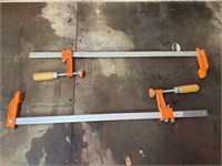 2 Large C-Clamps