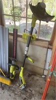 RYOBI WEED EATER HEDGE TRIMMER & CHARGER