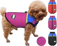 XL Waterproof Dog Coat 50-53cm Purple