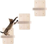 3 PCS Cat Shelves  Wall Mount Stairs