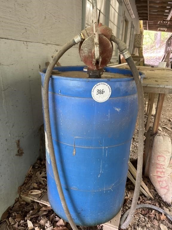 50 gallon drum with pump