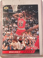 1993 Upper deck Game Faces Michael Jordan #488