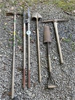 Garden Tools , cultivator, postal digger, two