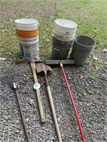 Garden tools, rake,, magic, shovel, broom