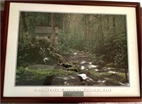 Framed Print Smoky Mountains Alfred Regan’s Mill