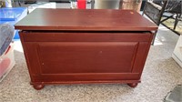 CEDAR LINED PAINTED BLANKET CHEST