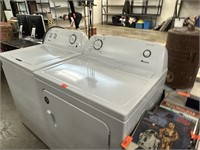 PAIR OF NICE AMANA CLOTHES WASHER & DRYER SET