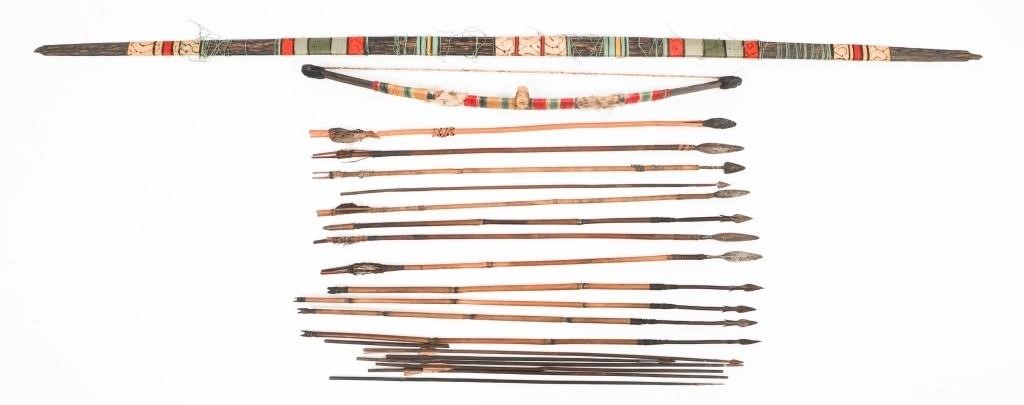 AFRICAN TRIBAL BOWS & ARROWS