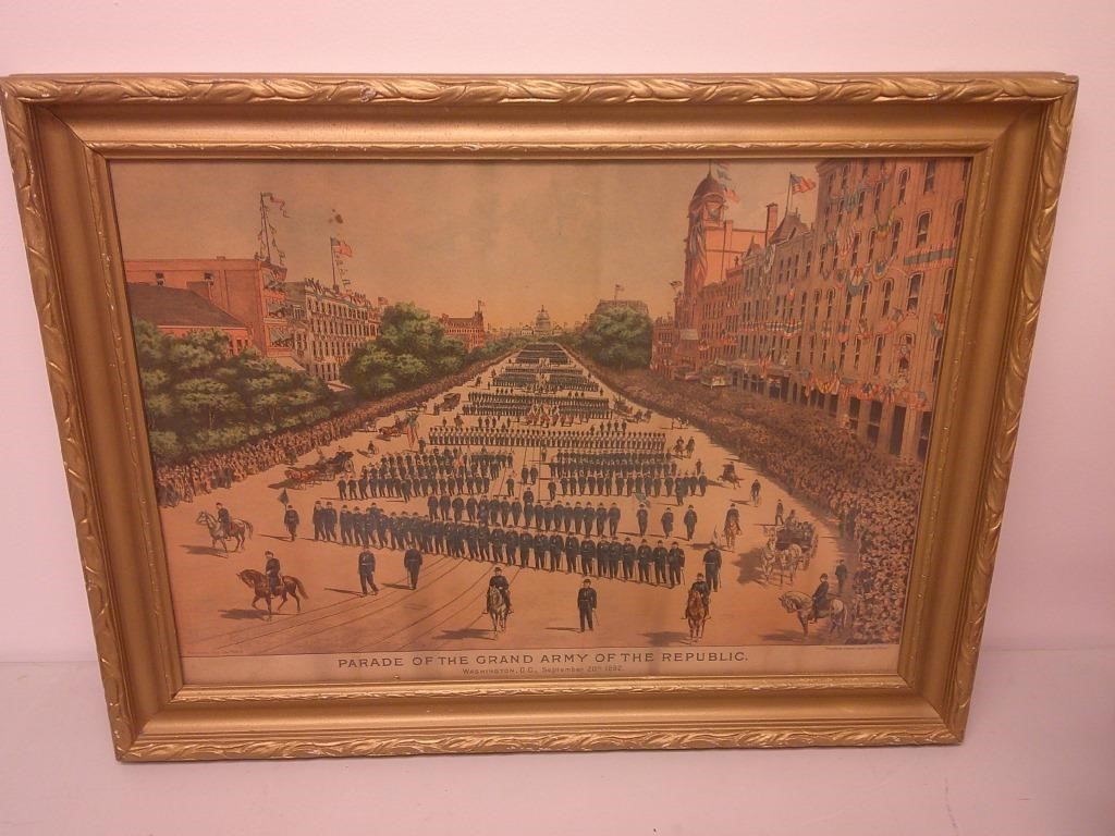 print of the Grand Army of the Republic parade